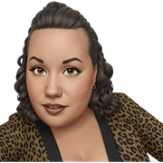 leopard print girl portrait sticker