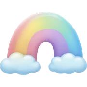pastel rainbow  sticker