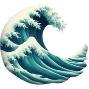 wave sticker