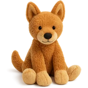 jellycat stuffed plush australian dingo sticker