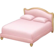 Light pink silk bed sticker
