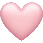 Pastel pink heart sticker