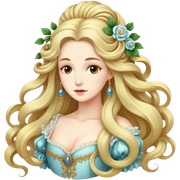 rococo and ethereal sticker
