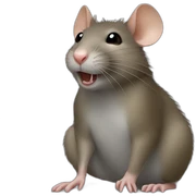 Un rat sur un rat sticker
