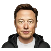 elon musk mask sticker