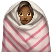 Girl with blanket  sticker