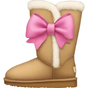 uggs with bow  sticker