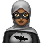batgirl with hijab sticker