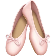 Pale pink ballet shoes sticker