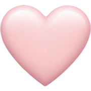 pastel pink heart sticker