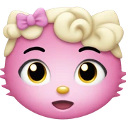 Hello kitty face sticker
