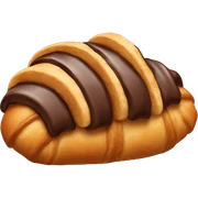 chocolate croissant sticker