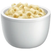white food bowl  sticker