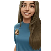 smiling girl at stadium sticker