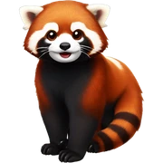 red panda sticker