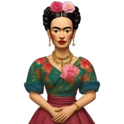 Jeff Koons Frida Kahlo sticker