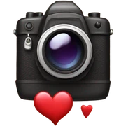 Camera love sticker