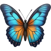Butterfly sticker