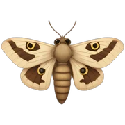 Moth sticker