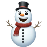 Snowman sticker