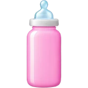 Baby bottle pink sticker