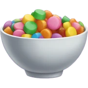 Bowl of candy  sticker