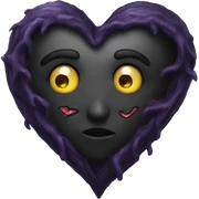 gothic heart sticker