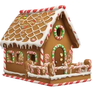 gingerbread house sticker