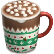 christmas hot chocolate  sticker