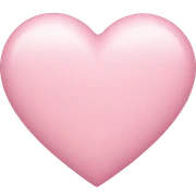 Pastel pink heart  sticker