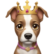 Dog princesa sticker