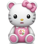 Hello kitty bear sticker