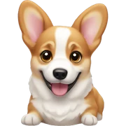 Corgi puppy sticker