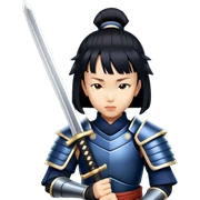 Warrior Samurai sticker
