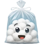  bag of cotton balls sticker