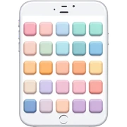 pastel sticker