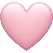 pastel pink heart sticker