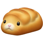 Bunny bread sticker