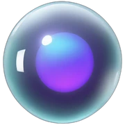glass orb sticker