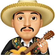 Mariachi Guitarist sticker