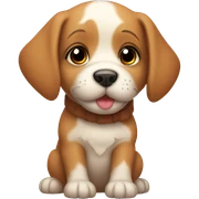 Puppy with autumn theme  sticker
