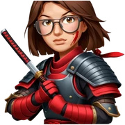 Battle-Ready Samurai sticker