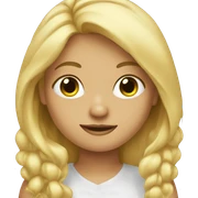 Blonde Girl sticker