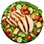 Salad with chicken  sticker