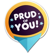 Proud of you sticker