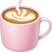 Light pink coffee  sticker