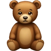 Teddy bear sticker