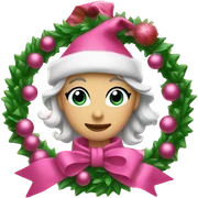 Pink Christmas  sticker