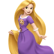 smiling girl with long hair sticker