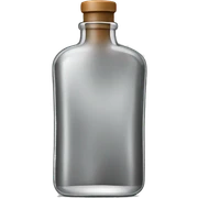 Alcohol flask sticker